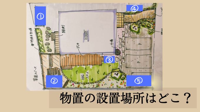 【図解】物置の設置場所はどこ？